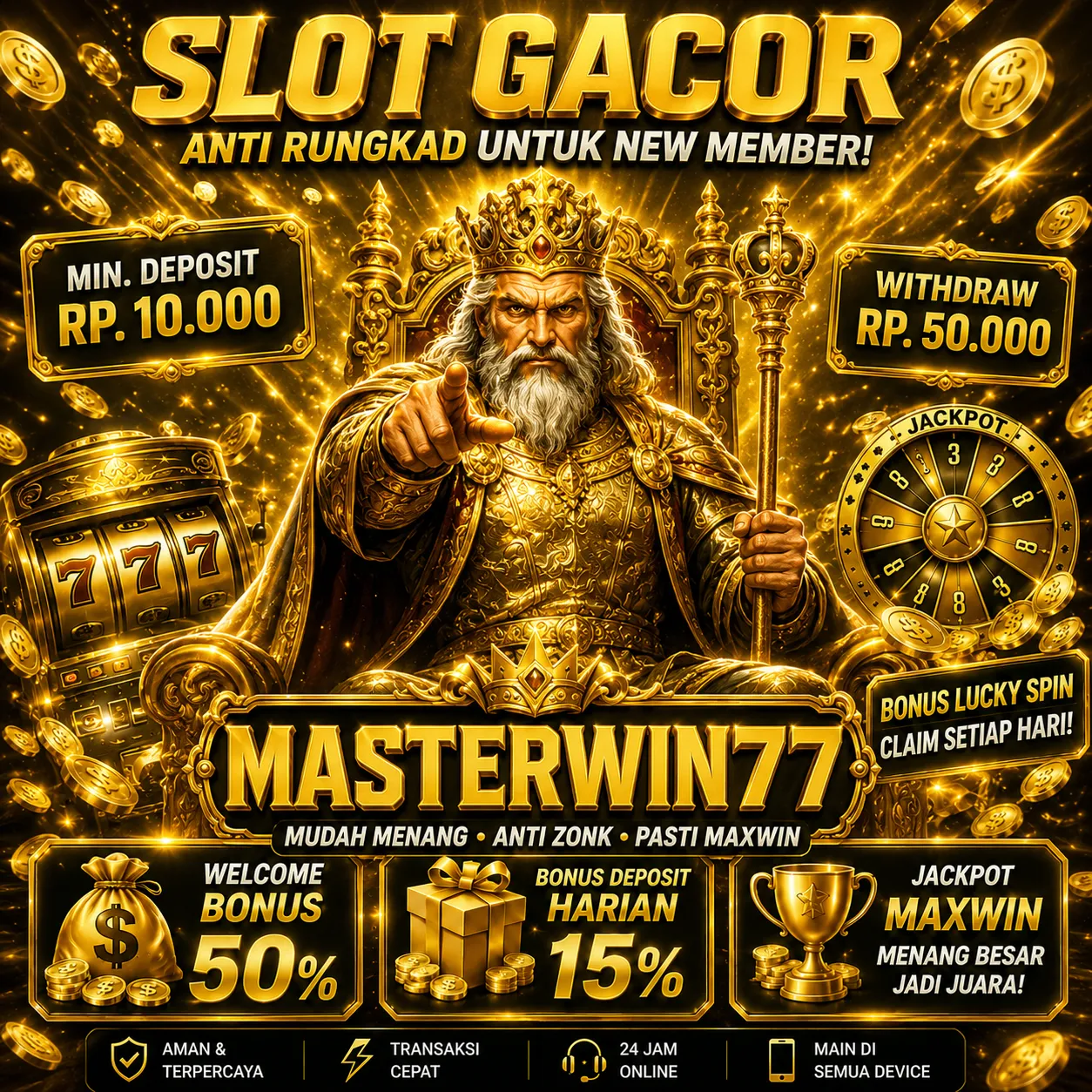 MASTERWIN77 Banner